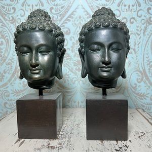 Set of Buddha Bookends